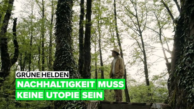 Grüne Helden: ein nachhaltiges Dorf im Wald